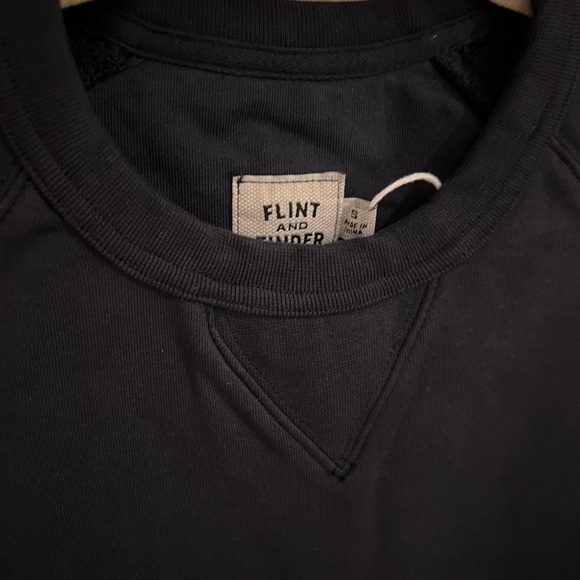 Flint and Tinder Navy Mid-weight Terry Crew - Picture 6 of 8